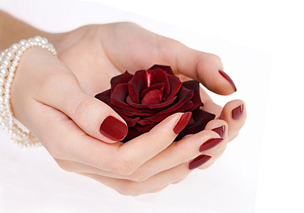 Маникюр гель лаком фото с розой