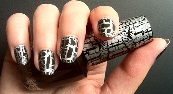 Маникюр кракелюр фото