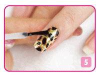 Специальная фольга для маникюра леопард