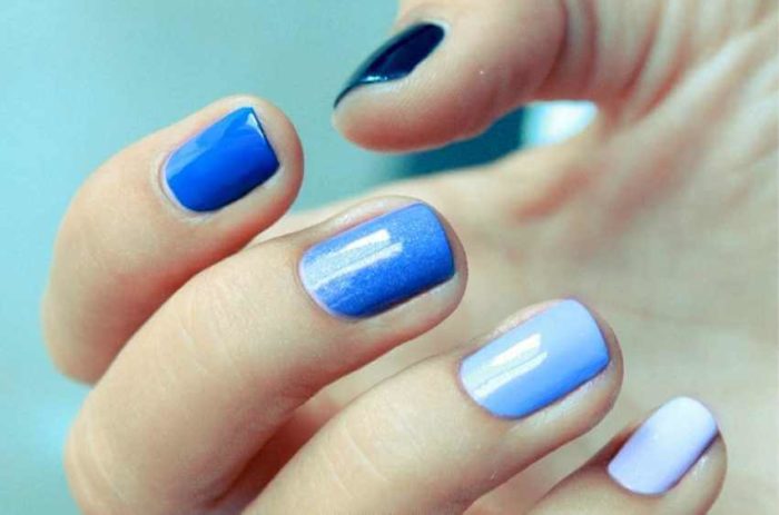 Монохром синий