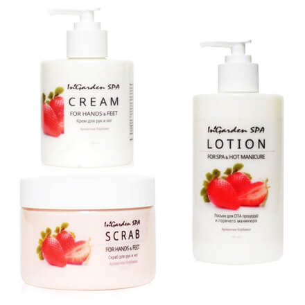 Набор СПА-уход "Ароматная клубника" In'Garden
