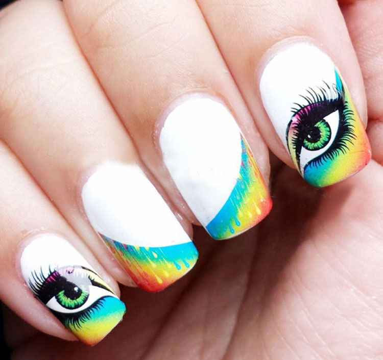 Наклейки на ногти фото