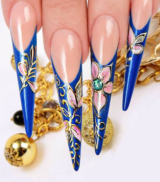 Наращивание ногтей акрилом фото-03