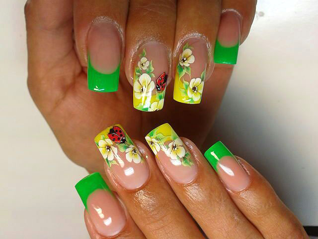 летний нейл арт