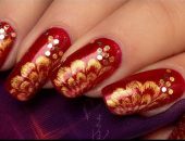 Новогодний дизайн ногтей фото-53