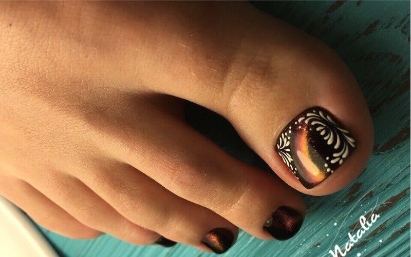 Педикюр с вензилями