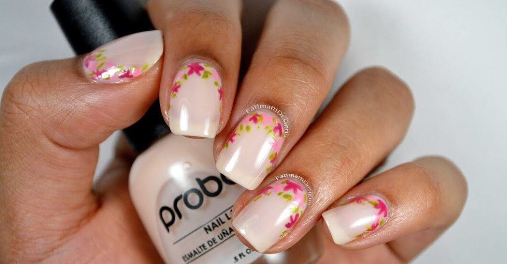 Свадебный маникюр для классического платья