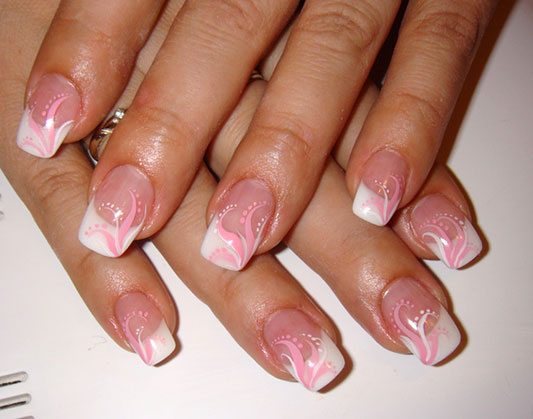 Простые рисунки на ногтях - узоры