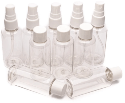 Чистый флакон с пульверизатором