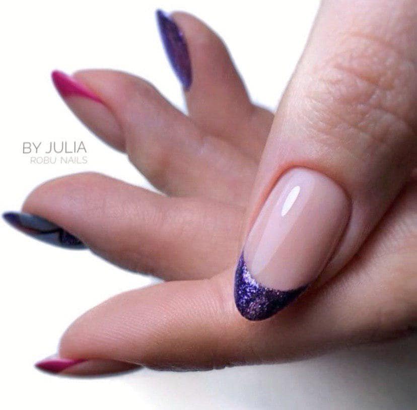 разноцветный френч