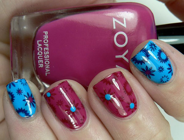 Рисунки на коротких ногтях