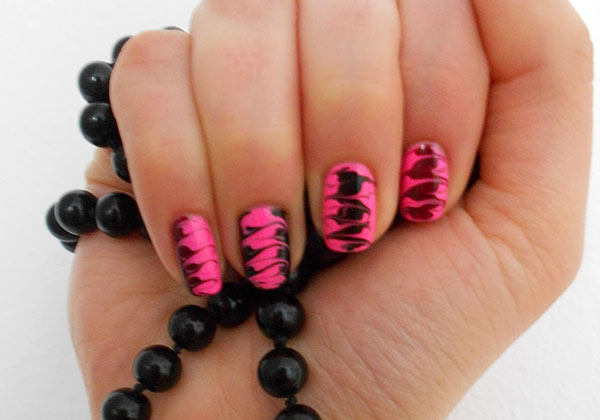 Рисунки на ногтях иголкой как сделать