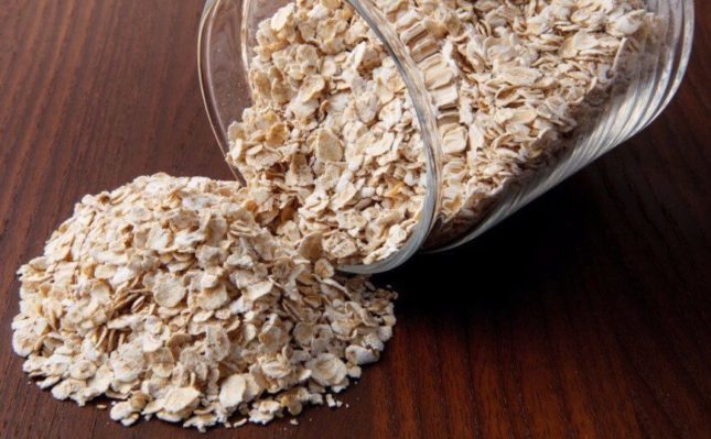 Маска с овсянкой