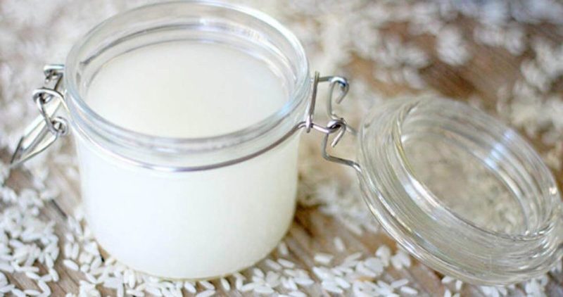 Ванночка для ног с рисовым отваром
