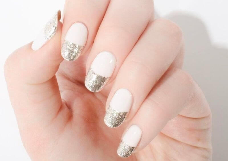 Серебряный свадебный френч