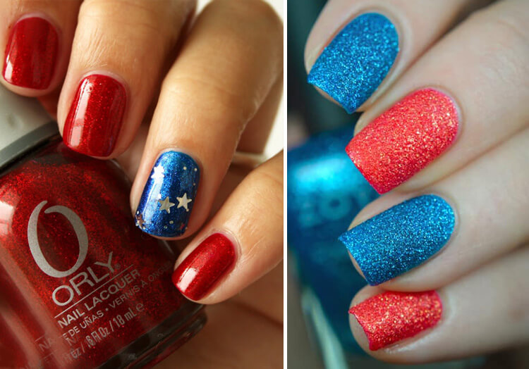 Синий с красным сочетание