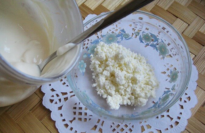 Сливочно-творожная маска