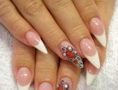 Стразы на ногтях фото галерея