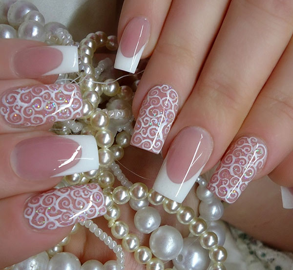 фотография свадебного маникюра