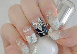 Свадебный маникюр фото