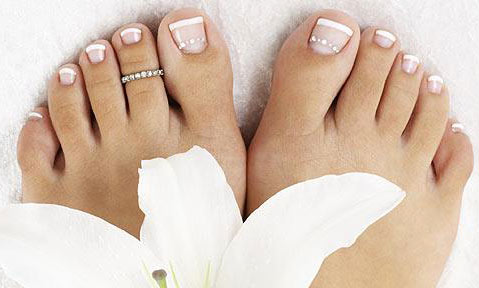 Свадебный педикюр и маникюр
