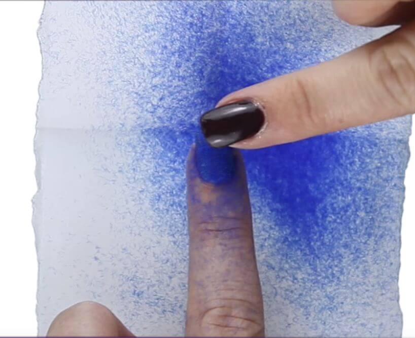 Утаптываем флок пальцем