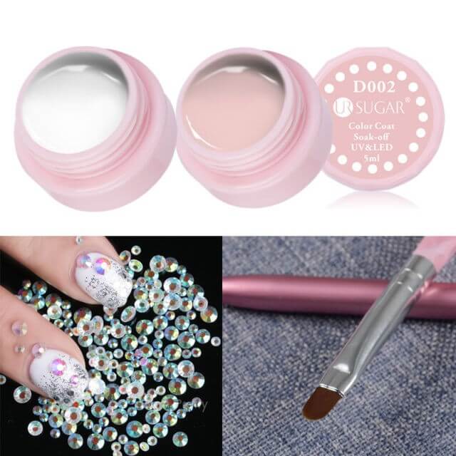 УФ гель для крепления страз на ногтях