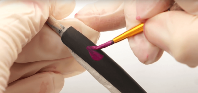 Набросок орнамента будущего узора