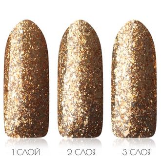 IRISK, Гель-лак Glossy Platinum №6