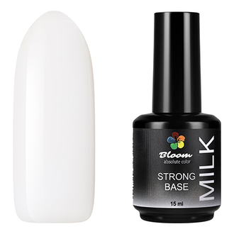 Bloom, База для гель-лака Strong Milk, 15 мл
